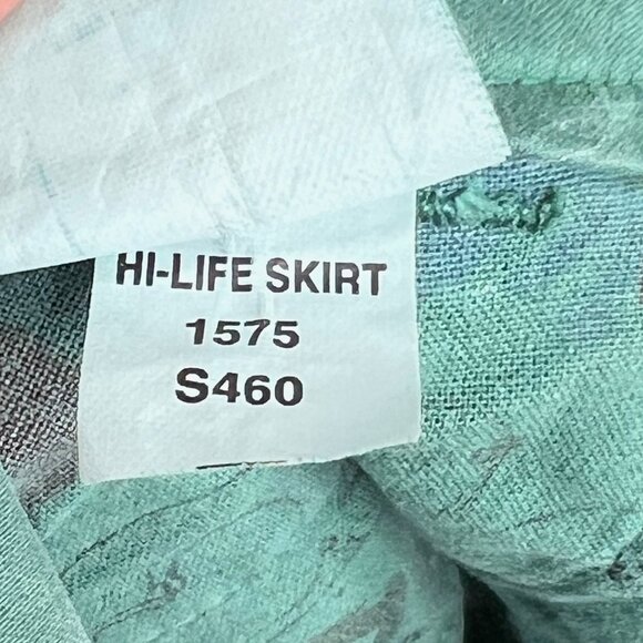 FRESH INK Medium Green Hi-Life‎ Pencil Skirt Summer Casual - Picture 10 of 11